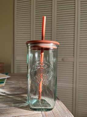 Starbucks recycled glass cup 16oz